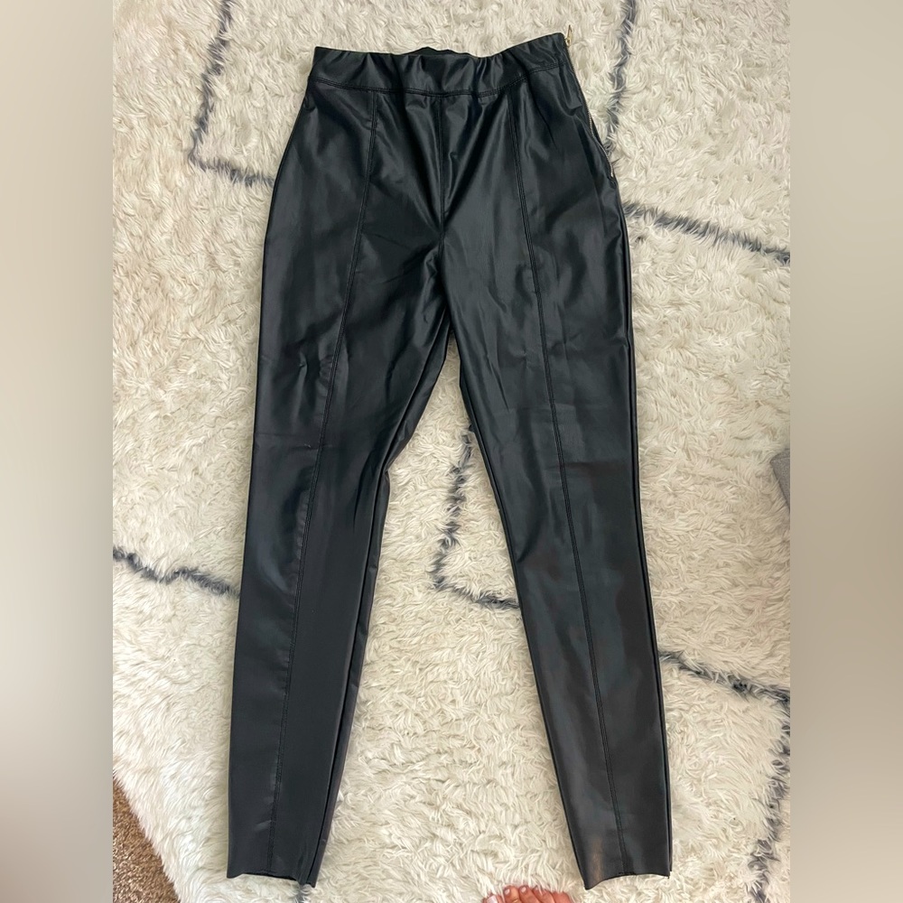 Black Leather Pants
